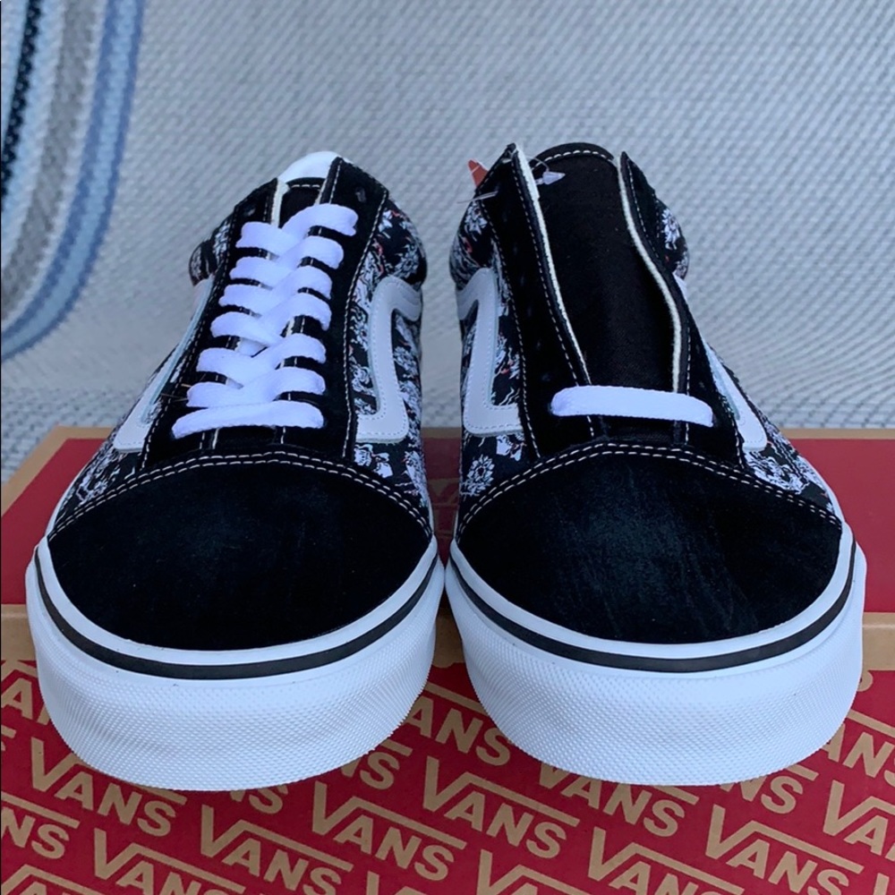 ••VANS OLD SKOOL FLASH SKULLS MULTI/TRWHT MEN’S - Picture 8 of 16